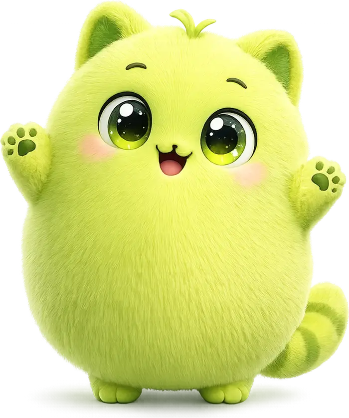 The Dumbly mascot waving hello
